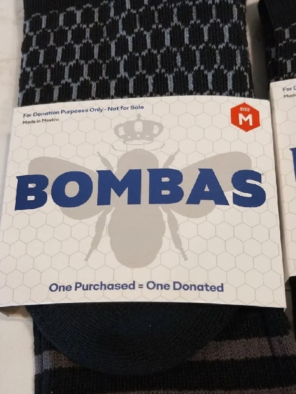 Bombas Black and Gray Men's Crew Socks Variety Pack - 4 Pairs